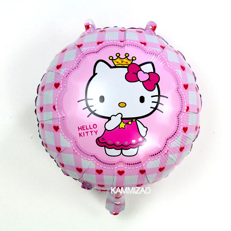 Foil Balloon environ 45.72 cm Hello Kitty en forme de cœur 18 in 